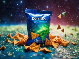 Spot pubblicitario nello spazio: il delizioso video delle patatine spaziali