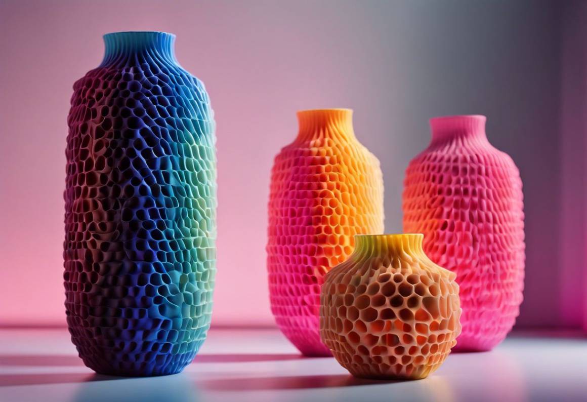 Stampa 3D innovativa: oggetti multicolore realizzati con un unico materiale avanzato