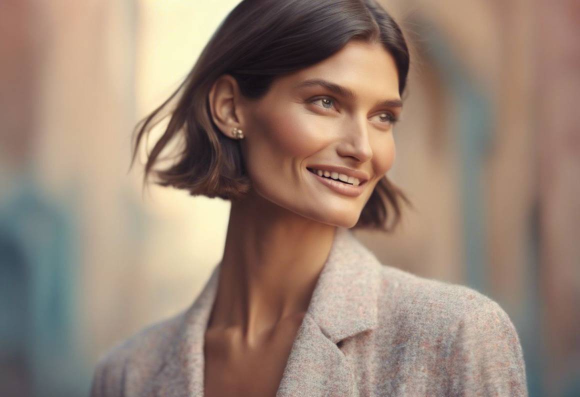 Taglio caschetto micro di Bianca Balti: eleganza e forza prima della chemio