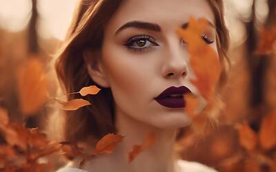 Tendenze make up autunno-inverno 2024: eleganza vintage con rossetti scuri e eyeliner minimal