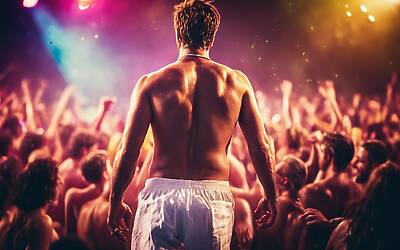 Tony Effe sorprende il pubblico spogliandosi durante il concerto emozionante (VIDEO)