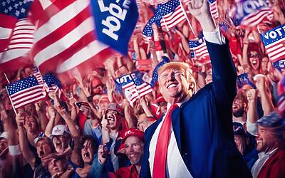 Trump aumenta il vantaggio su Harris secondo le ultime scommesse Polymarket