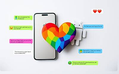 Apple mostra un gesto d'amore verso Android dopo anni di rivalità