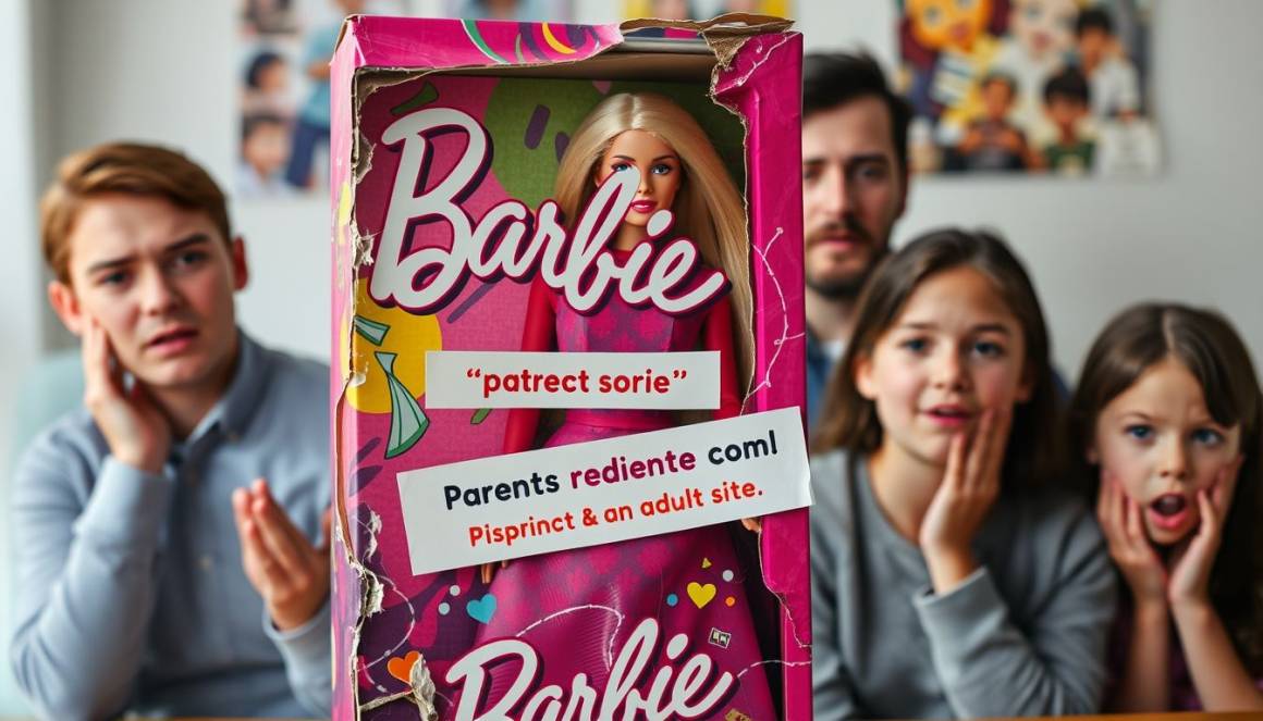 Barbie scatola danneggiata: errore di stampa porta a sito per adulti