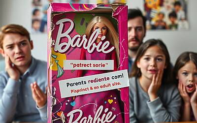Barbie scatola danneggiata: errore di stampa porta a sito per adulti