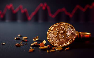 Bitcoin in declino: crollano le probabilità di Trump e liquidazioni oltre 5M