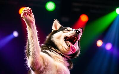 Cane incanta alla Corrida di Amadeus: la reazione di Katy Perry virale