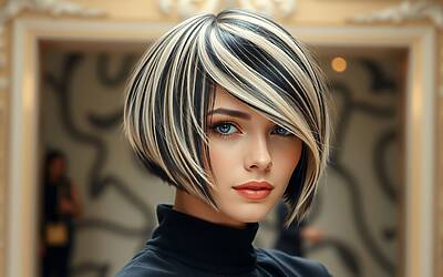 Capelli corti: scopri il Bowl Cut di Versace per un look audace