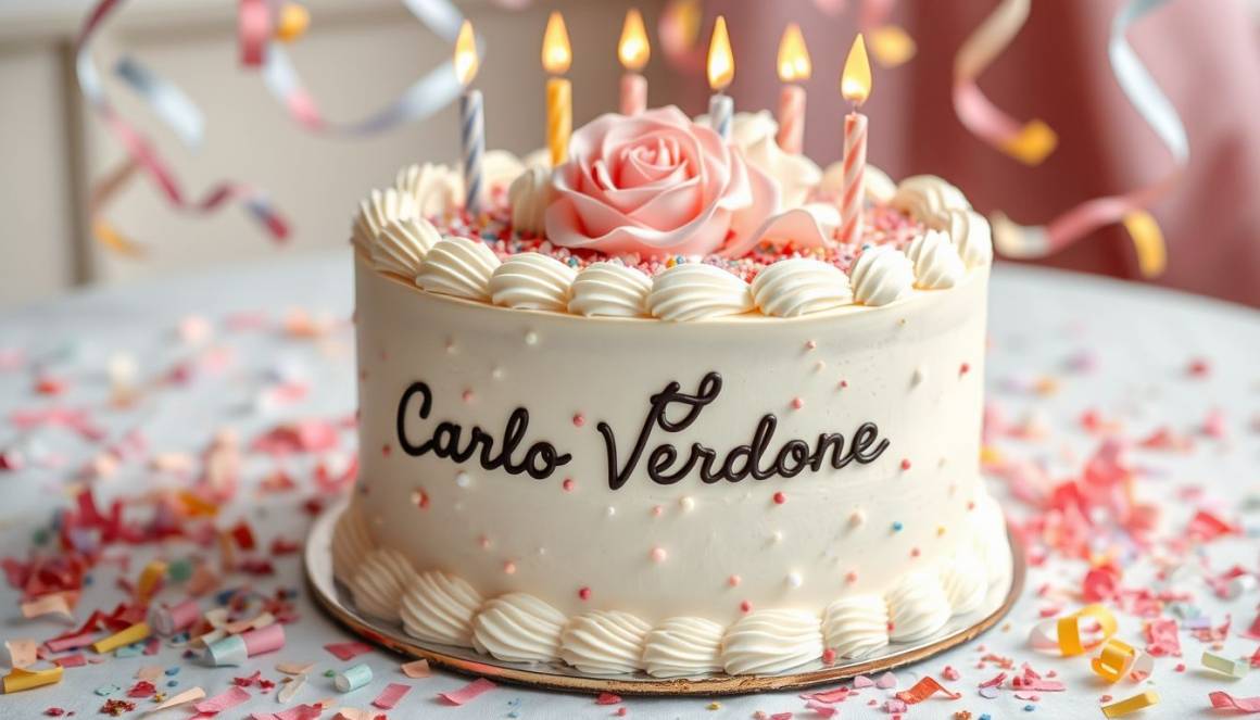 Carlo Verdone fa gli auguri di compleanno ad Amici con grande eleganza