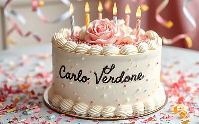 Carlo Verdone fa gli auguri di compleanno ad Amici con grande eleganza