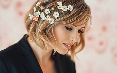 Caschetto mosso: il taglio perfetto per spose alla moda del 2024