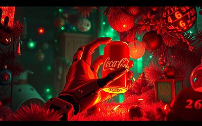 Coca-Cola coinvolta in una controversia legata all'intelligenza artificiale e marketing