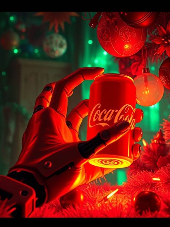 Coca-Cola coinvolta in una controversia legata all'intelligenza artificiale e marketing