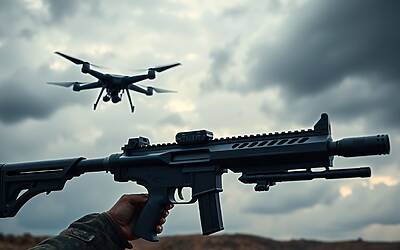 Esercito USA adopera mitragliatrici AI potenziate per affrontare minacce di droni