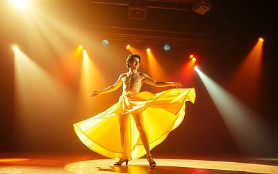 Francesco Paolantoni si esibisce da solo dopo l'infortunio della maestra Anastasia