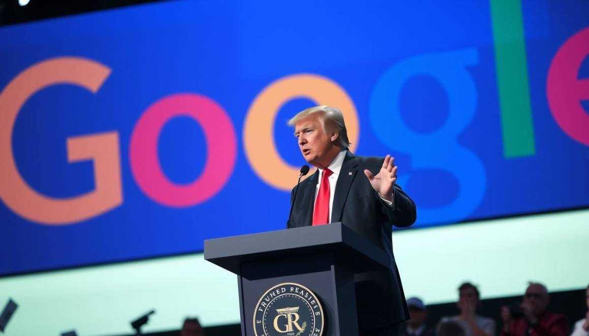 Futuro dell'assegnazione dei risultati di ricerca di Google nelle mani di Trump