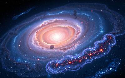 Galassia a spirale sorprendente: un universo di luci celesti da scoprire