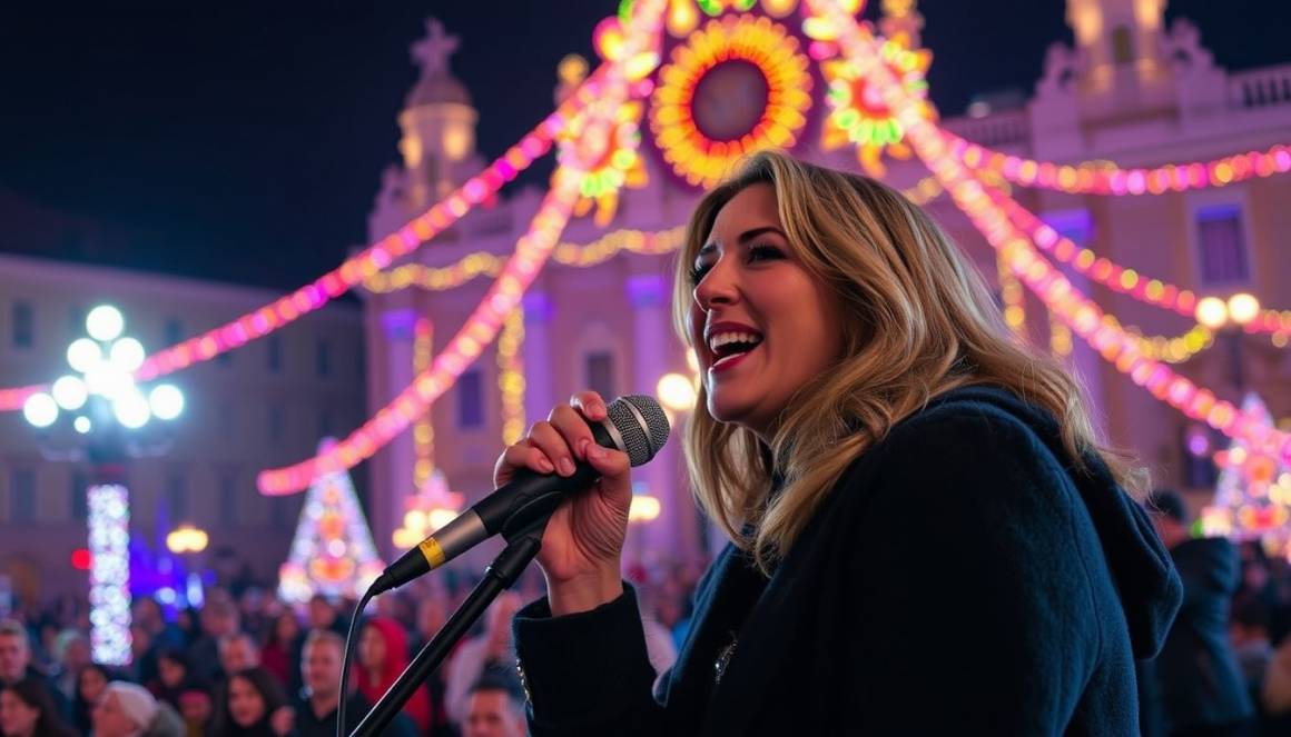 Giorgia saluta il Capodanno in piazza a Salerno: dettagli imperdibili.