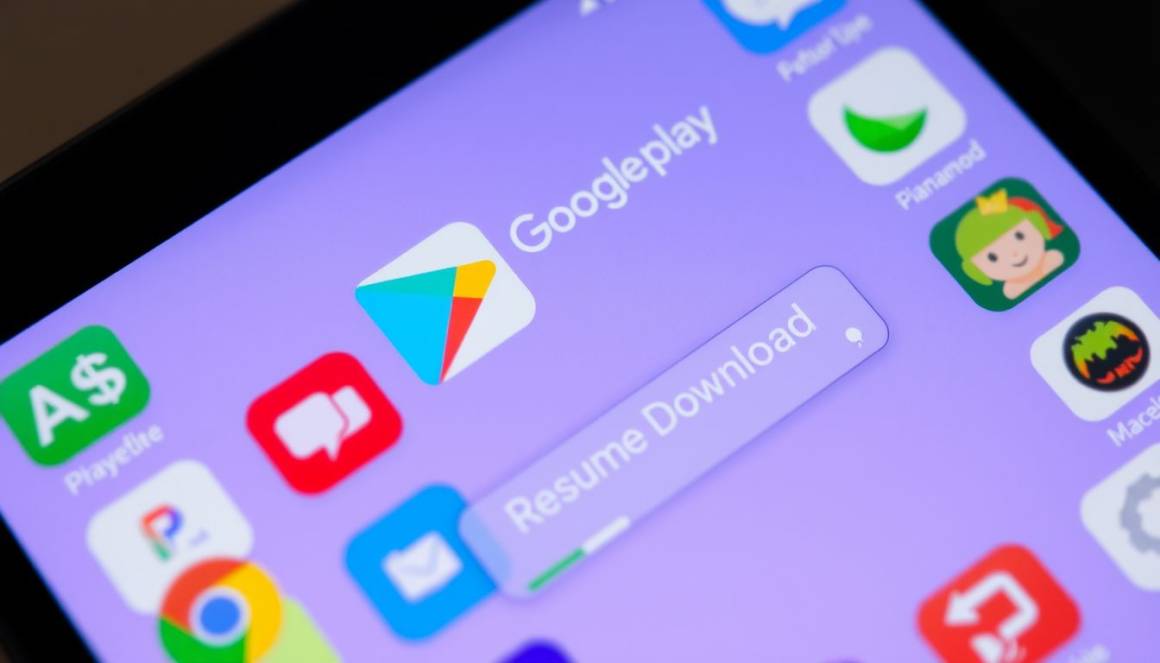 Google Play Store introduce la funzione per riprendere download bloccati facilmente