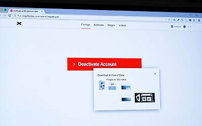 Guida per cancellarsi da X e recuperare materiali caricati facilmente