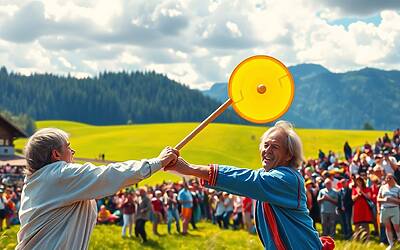 Hornussen, il curioso sport nazionale svizzero che sorprende e incanta