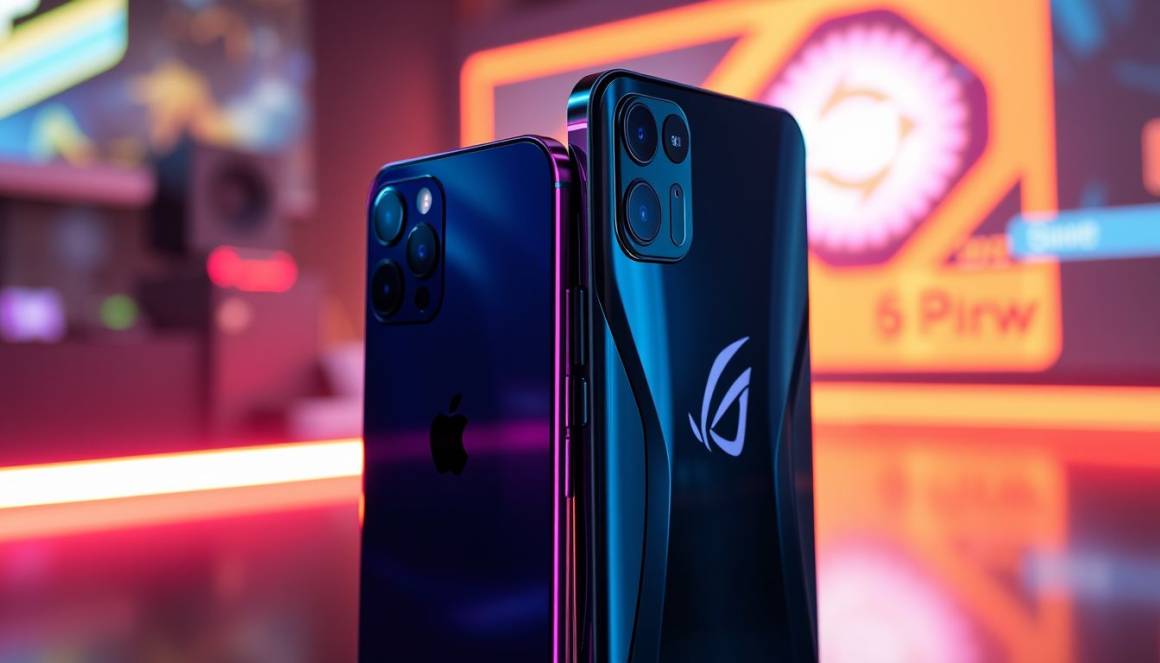 iPhone 16 Pro Max e ROG Phone 9 Pro: confronto definitivo per gamers