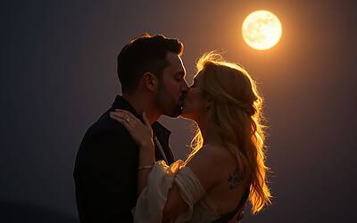 Javier e Helena vivono una notte di passione tra baci e carezze