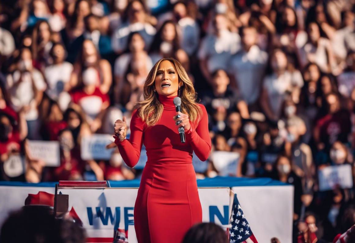 Jennifer Lopez critico nei confronti di Trump e sostenitore di Kamala Harris