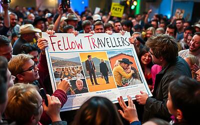 Jonathan Bailey sfoggia un look unico alla premiere di Wicked 2023