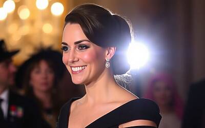 Kate Middleton sfoggia smokey eyes e onde old Hollywood nel suo debutto pubblico