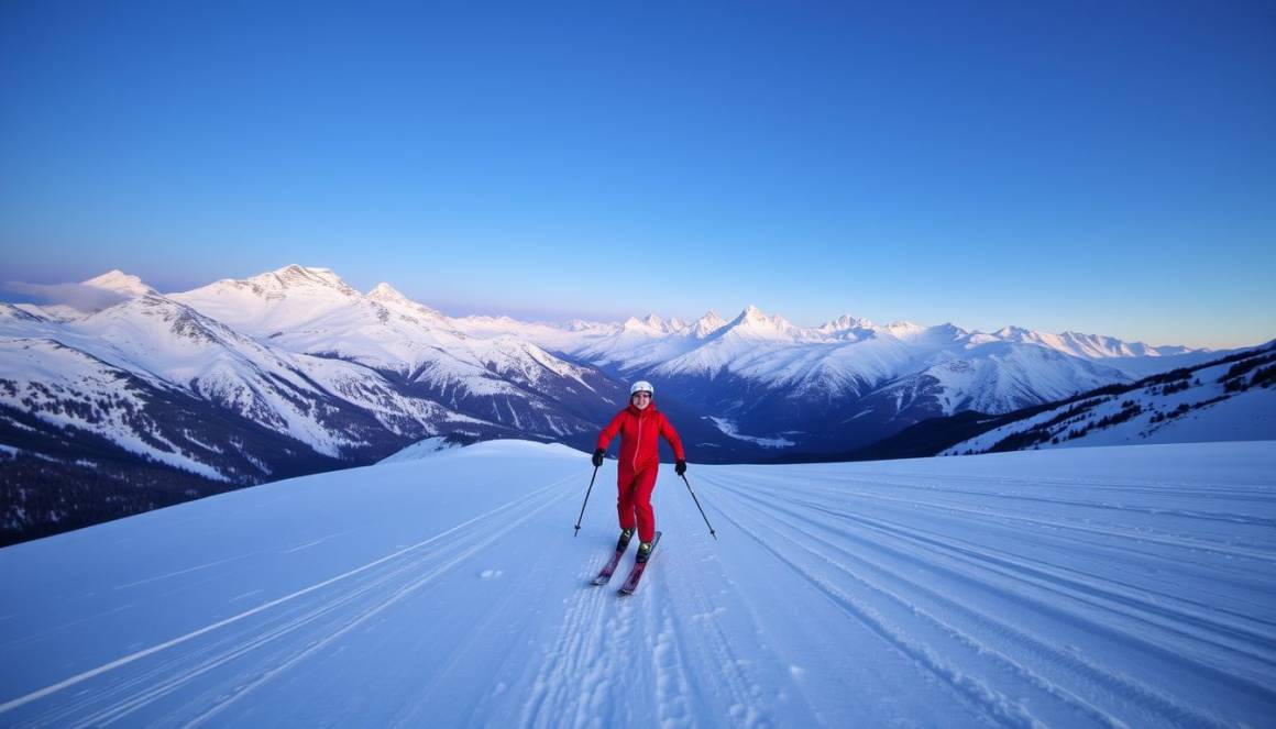 La neve segna l'inizio della stagione sciistica in montagna