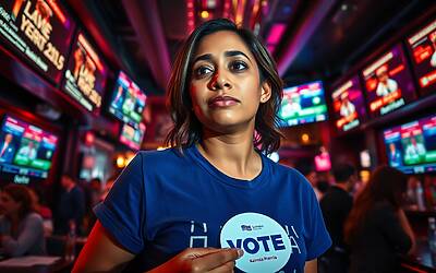 Lacrime a New York: l'emozionante watch party dei giovani democratici elettorali