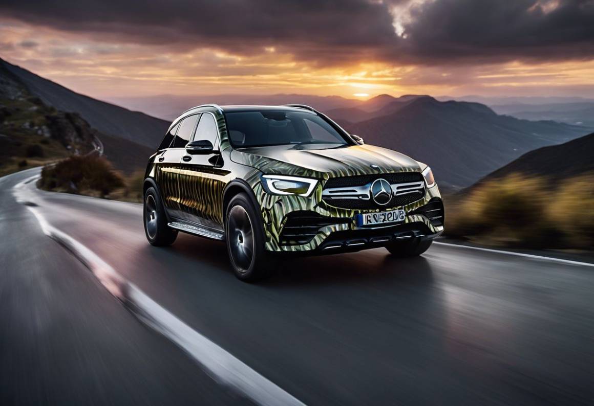 Mercedes GLC elettrica in fase di test su strada: ultime foto spia rivelate