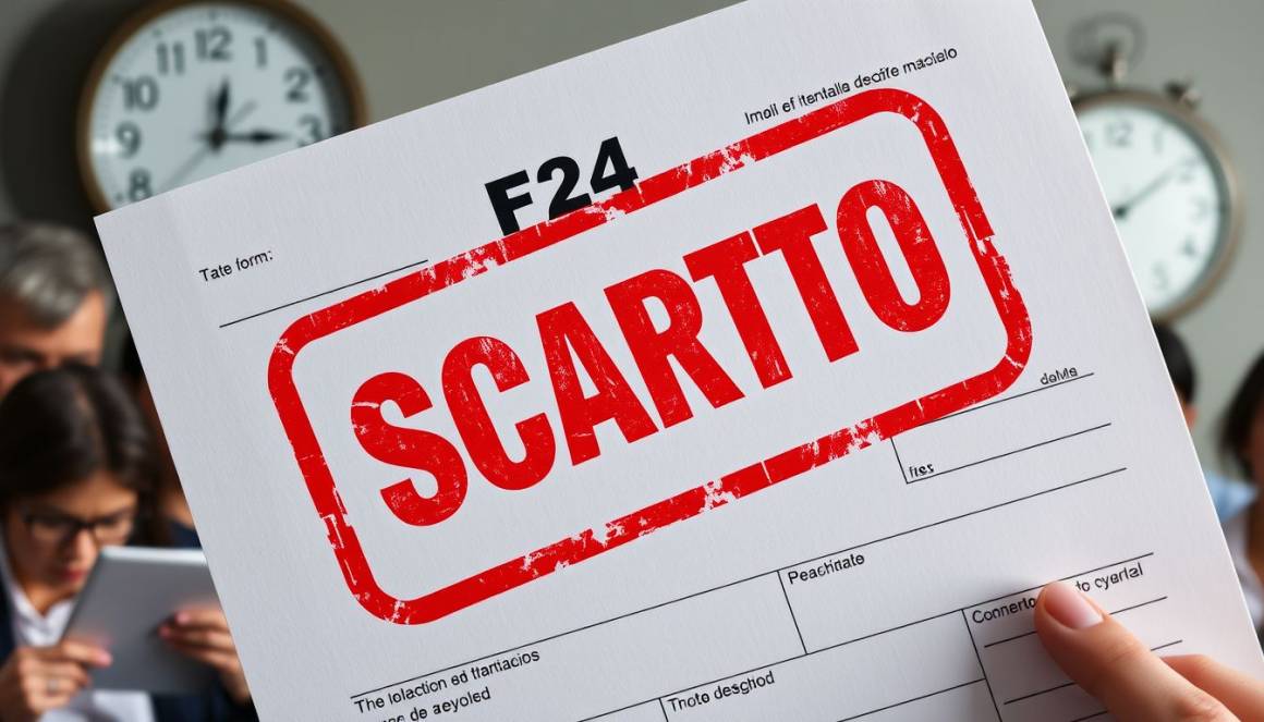 Modelli F24 scartati: come evitare sanzioni entro il 10 Novembre