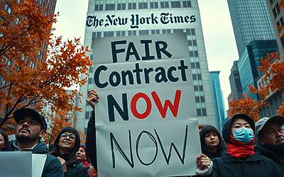 New York Times in sciopero: impatti sulle elezioni USA e AI di Perplexity