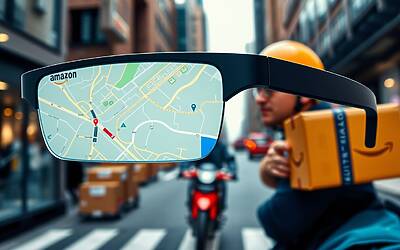 Occhiali smart Amazon e consegne: lite tra corrieri e innovazione tecnologica