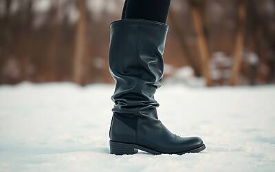 Outfit slouchy: stivali arricciati da indossare con stile e flessibilità