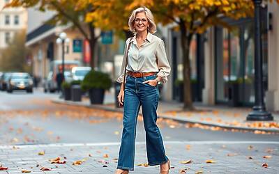 Pantaloni wide leg: eleganza senza tempo anche per chi ha superato i -anta