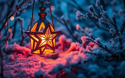 Percorso luminoso all'orto botanico: la magia del Natale si accende