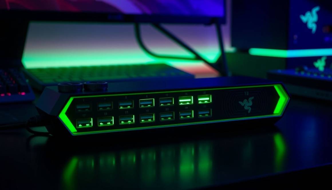 Razer presenta Super Dock innovativo con 14 porte in soli 19 cm