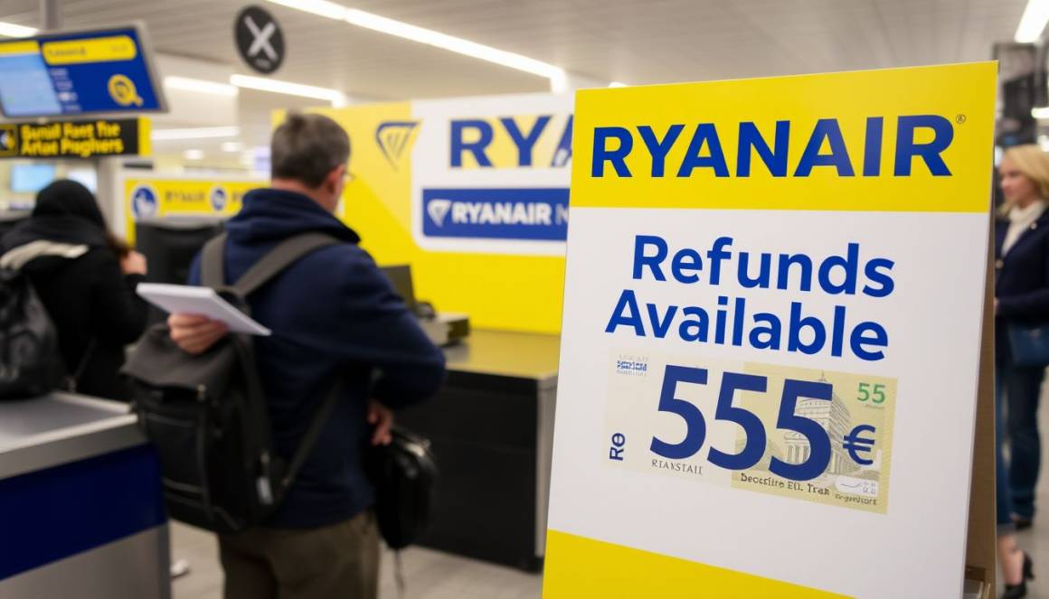 Rimborsi Ryanair: come ottenere il rimborso per il check-in in aeroporto