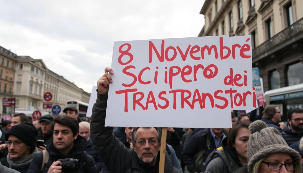 Sciopero dei trasporti 8 novembre: guida utile per prepararsi e muoversi.