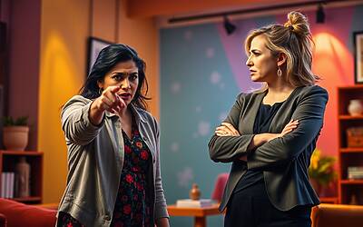 Shaila e Helena: conflitto acceso, cultura brasiliana in discussione