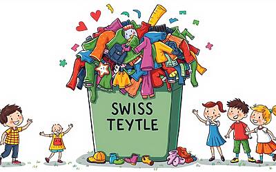 Sistema di riciclo dei vestiti in arrivo in Svizzera per un futuro sostenibile