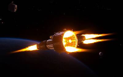 SpaceX distrugge la Stazione Spaziale Internazionale con i suoi propulsori attivi