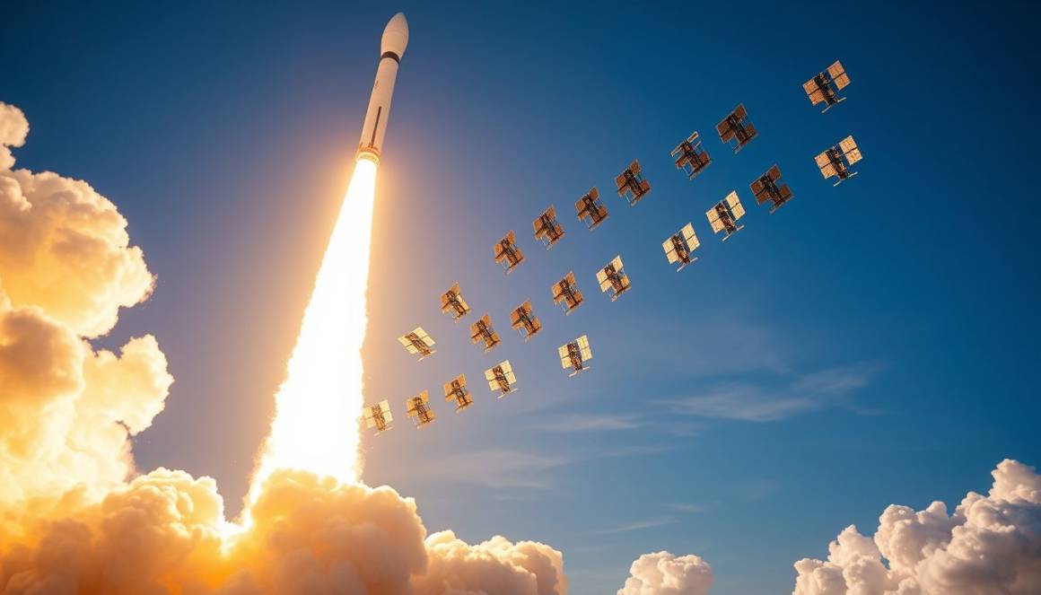 SpaceX lancia 20 nuovi satelliti per espandere la rete Starlink globale