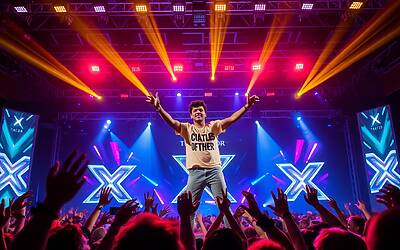 Tananai canta il singolo Booster al terzo Live di X Factor 2024