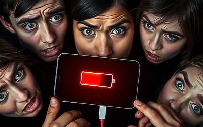 Telefonino scarico o segnale assente, scopri le vostre paure più comuni