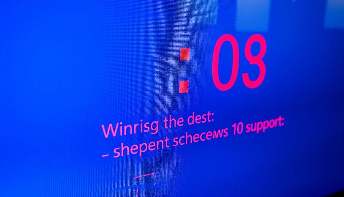 Windows 10: scadenza del supporto ufficiale e cosa significa per gli utenti