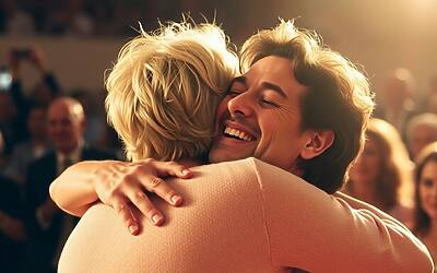 Alessandra Celentano celebra il ricongiungimento emozionante con Daniele Sibilli